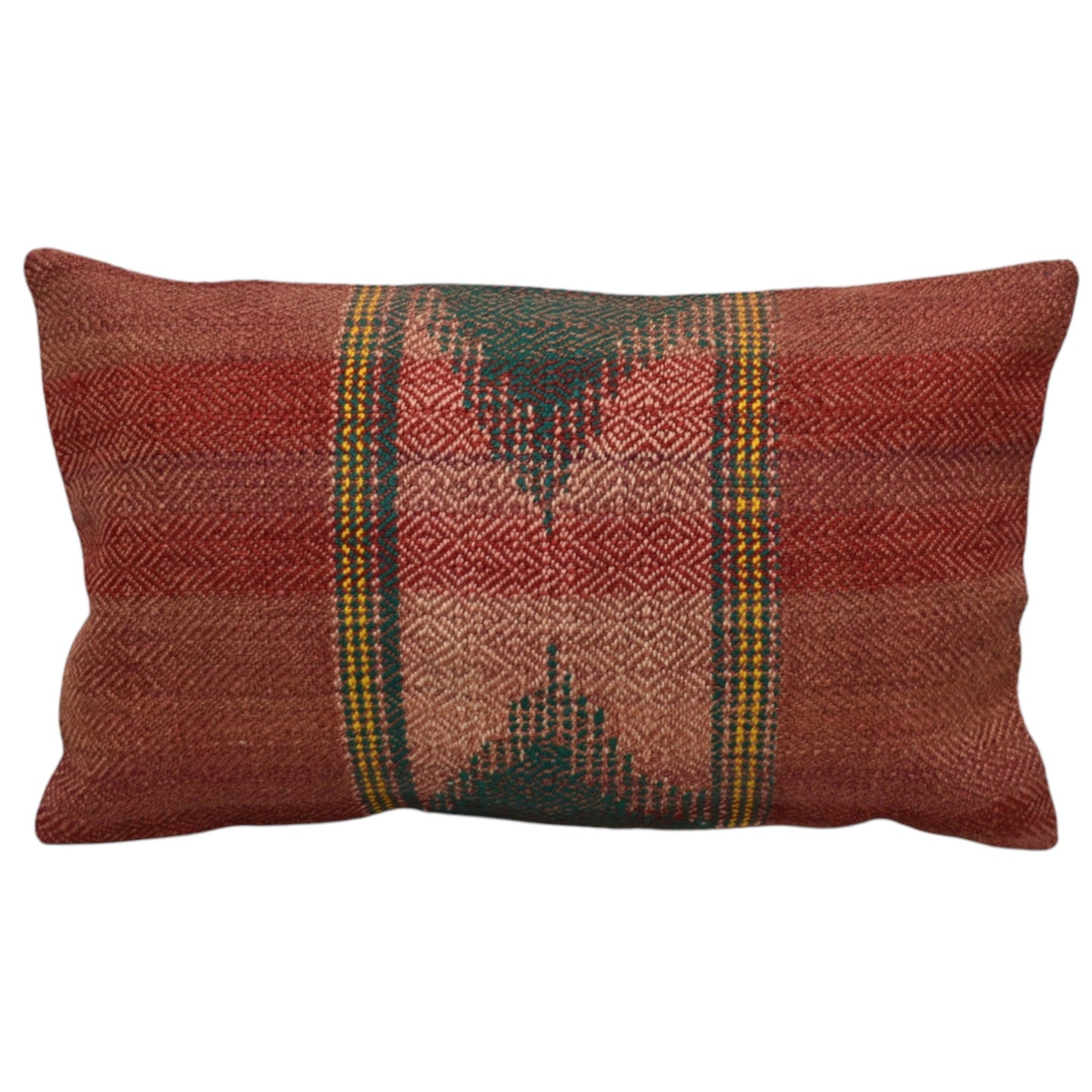 Kilim Antik El Dokuma Dekoratif Lumbar Kilim Kırlent Yastık Kılıfı 1305 - Yeni - Çok Renkli