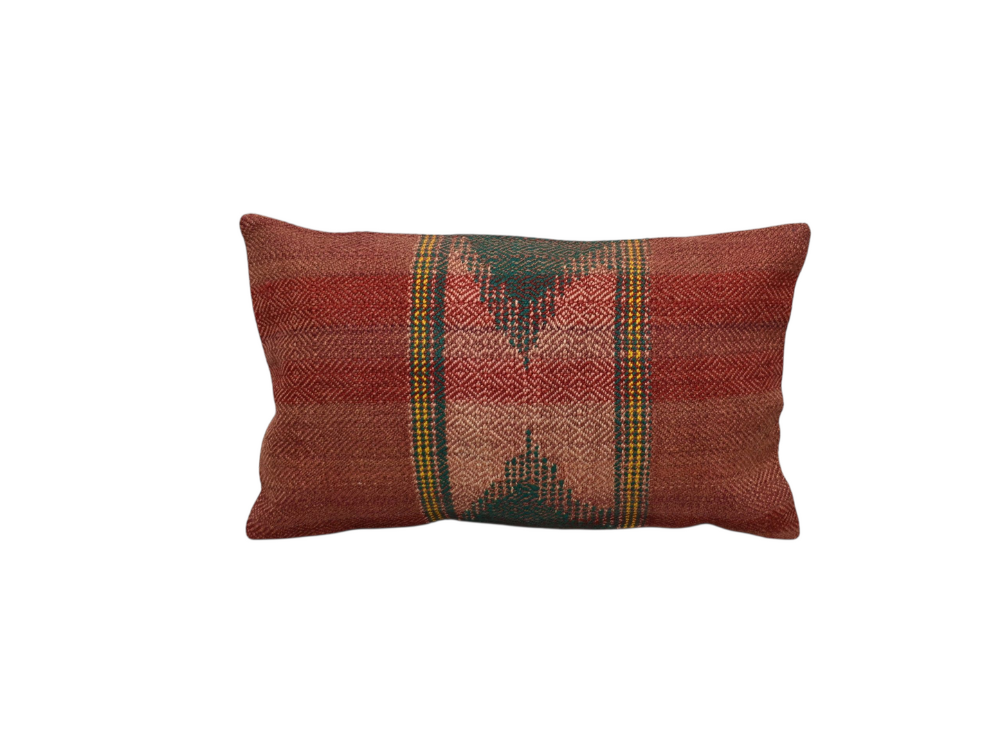 Kilim Antik El Dokuma Dekoratif Lumbar Kilim Kırlent Yastık Kılıfı 1305 - Yeni - Çok Renkli