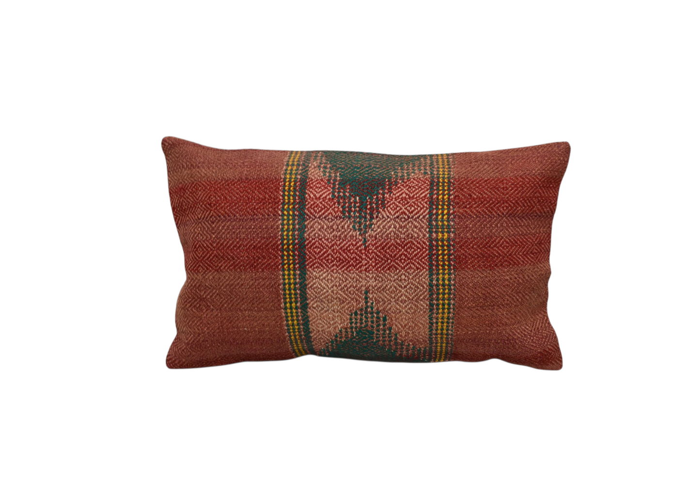 Kilim Antik El Dokuma Dekoratif Lumbar Kilim Kırlent Yastık Kılıfı 1305 - Yeni - Çok Renkli