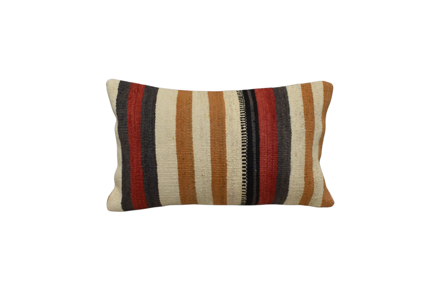 Kilim Antik El Dokuma Dekoratif Lumbar Kilim Kırlent Yastık Kılıfı 1307 - Yeni - Çok Renkli