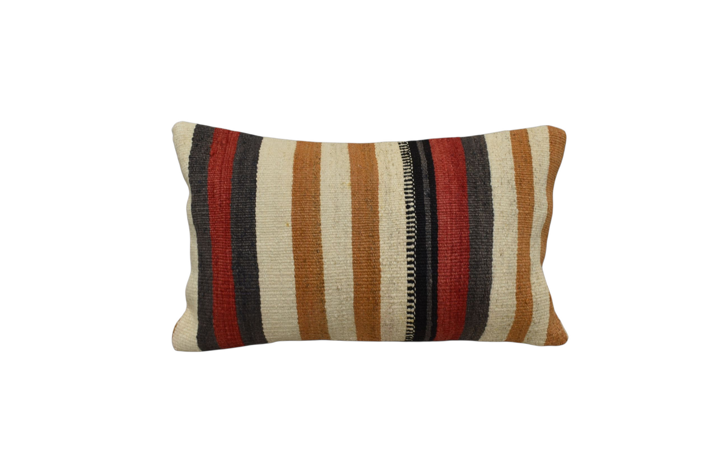 Kilim Antik El Dokuma Dekoratif Lumbar Kilim Kırlent Yastık Kılıfı 1307 - Yeni - Çok Renkli