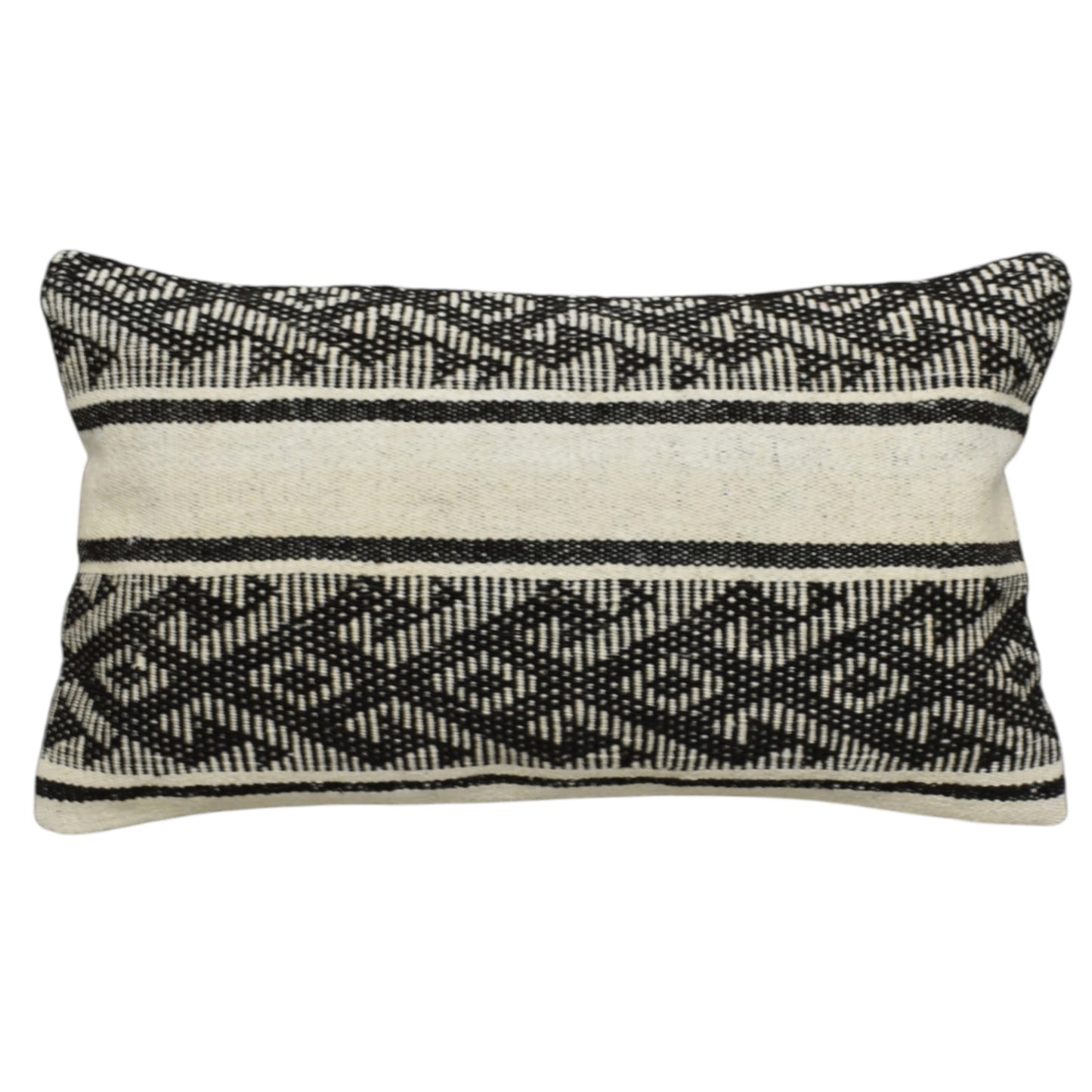 Kilim Antik El Dokuma Dekoratif Lumbar Kilim Kırlent Yastık Kılıfı 1310 - Yeni - Çok Renkli