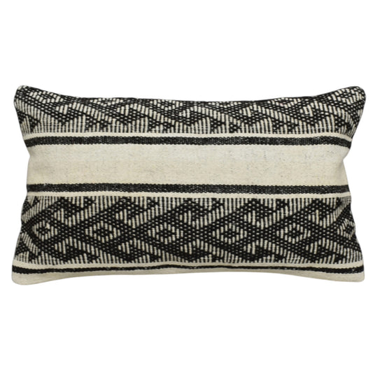 Kilim Antik El Dokuma Dekoratif Lumbar Kilim Kırlent Yastık Kılıfı 1310 - Yeni - Çok Renkli