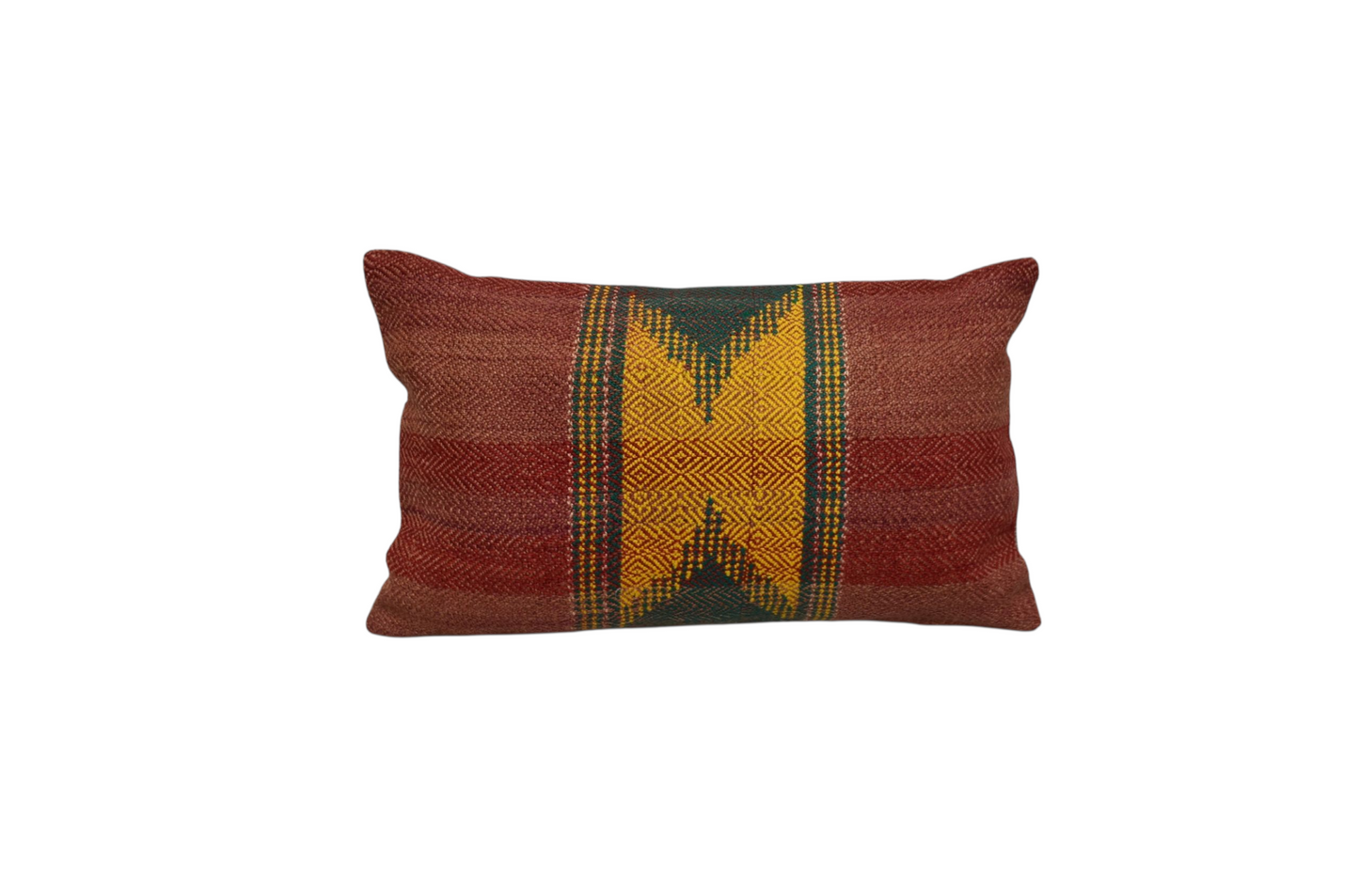 Kilim Antik El Dokuma Dekoratif Lumbar Kilim Kırlent Yastık Kılıfı 1312 - Yeni - Çok Renkli