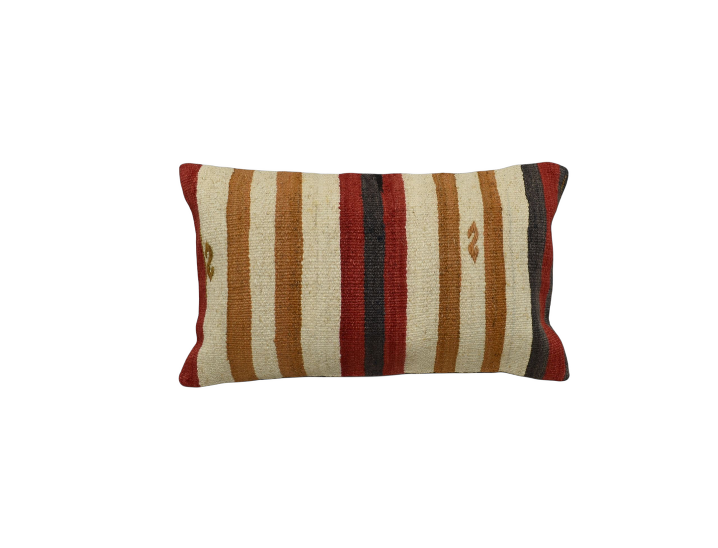 Kilim Antik El Dokuma Dekoratif Lumbar Kilim Kırlent Yastık Kılıfı 1313 - Yeni - Çok Renkli