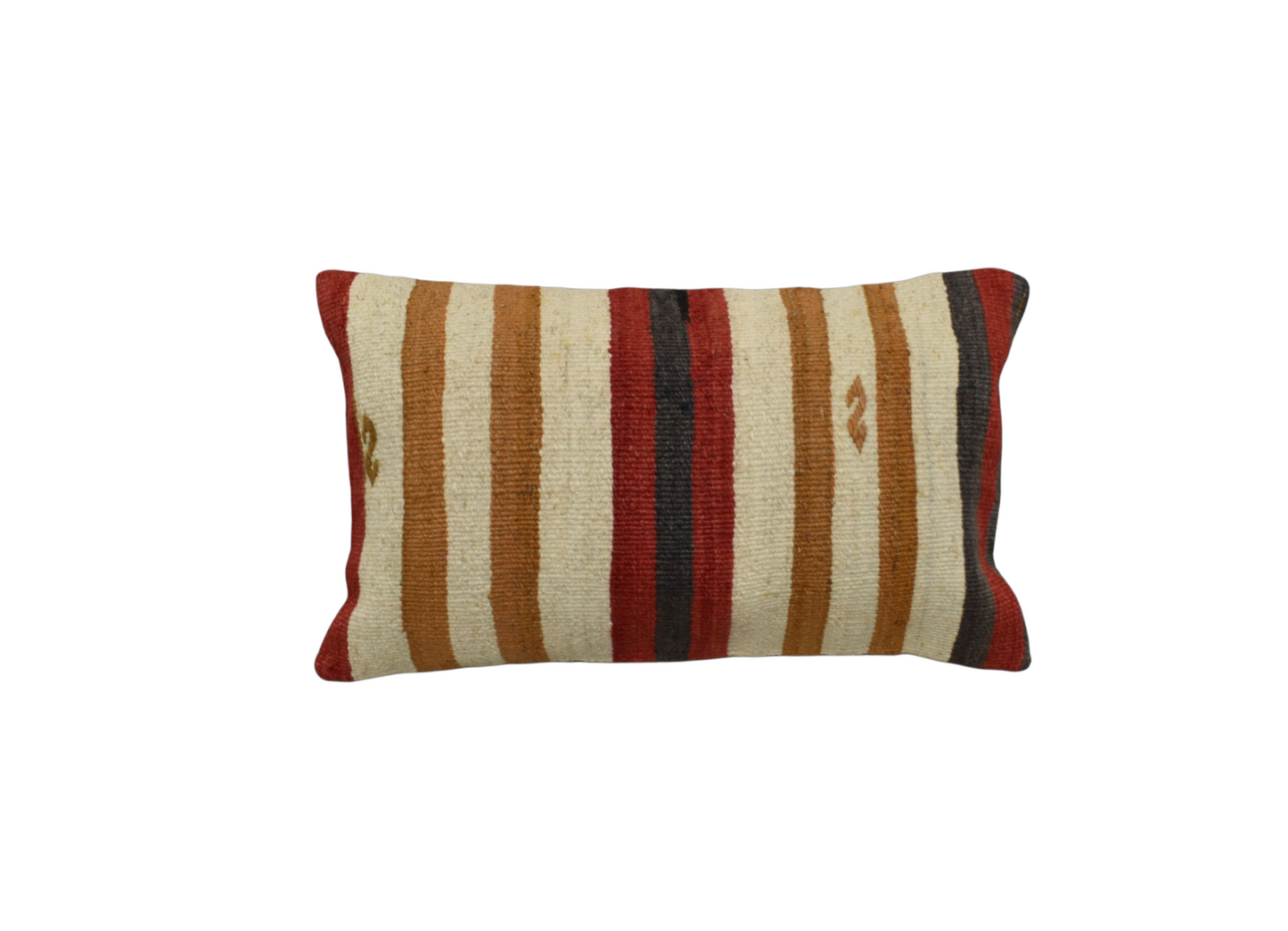 Kilim Antik El Dokuma Dekoratif Lumbar Kilim Kırlent Yastık Kılıfı 1313 - Yeni - Çok Renkli