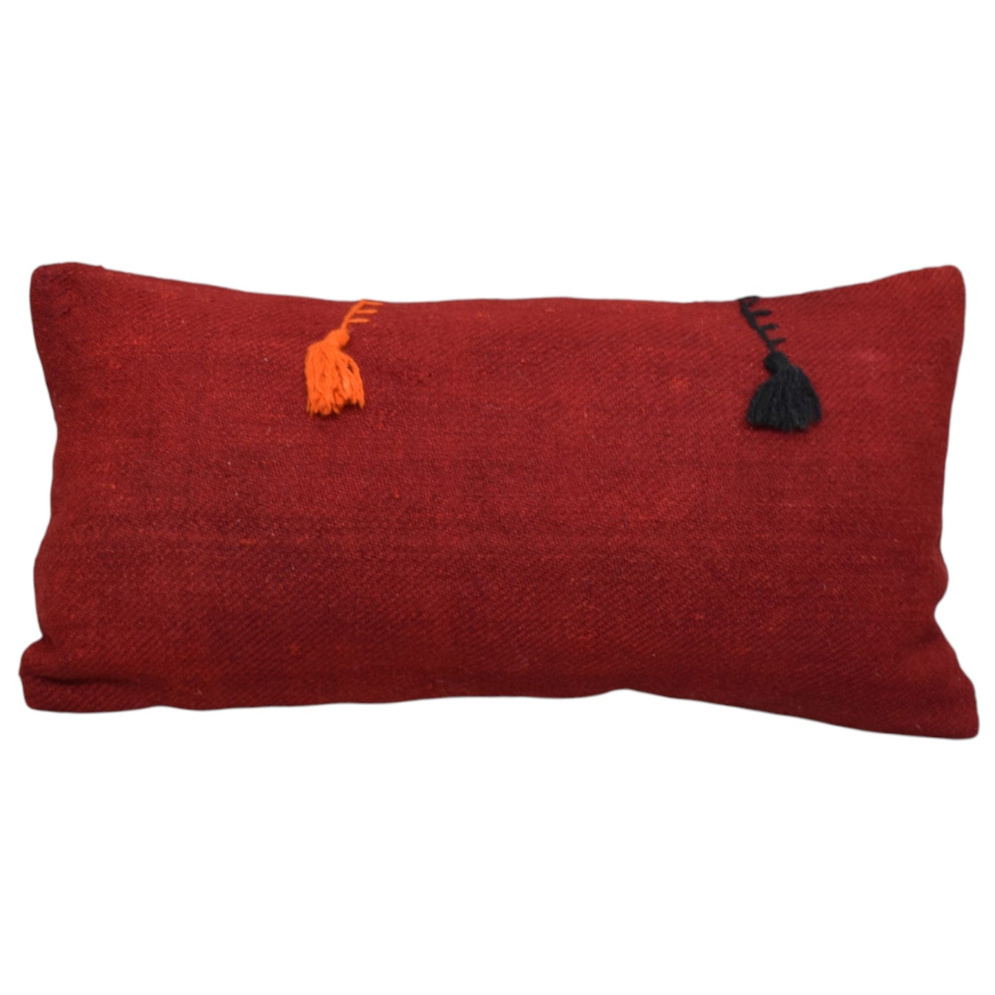 Kilim Antik El Dokuma Dekoratif Lumbar Kilim Kırlent Yastık Kılıfı 1315 - Yeni - Çok Renkli