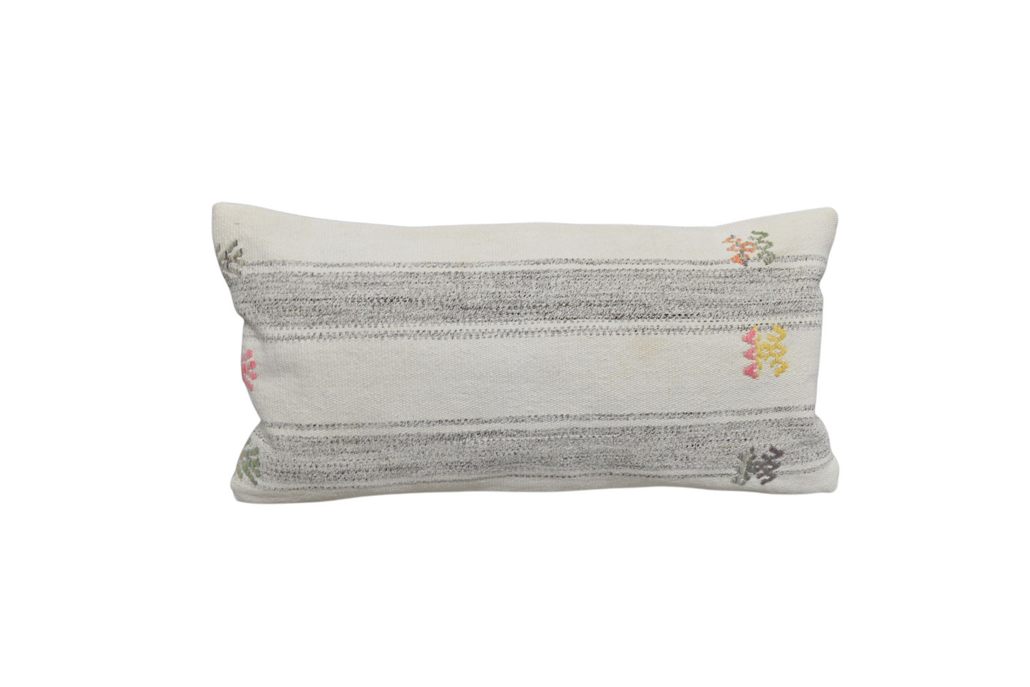 Kilim Antik El Dokuma Dekoratif Lumbar Kilim Kırlent Yastık Kılıfı 1322 - Yeni - Çok Renkli