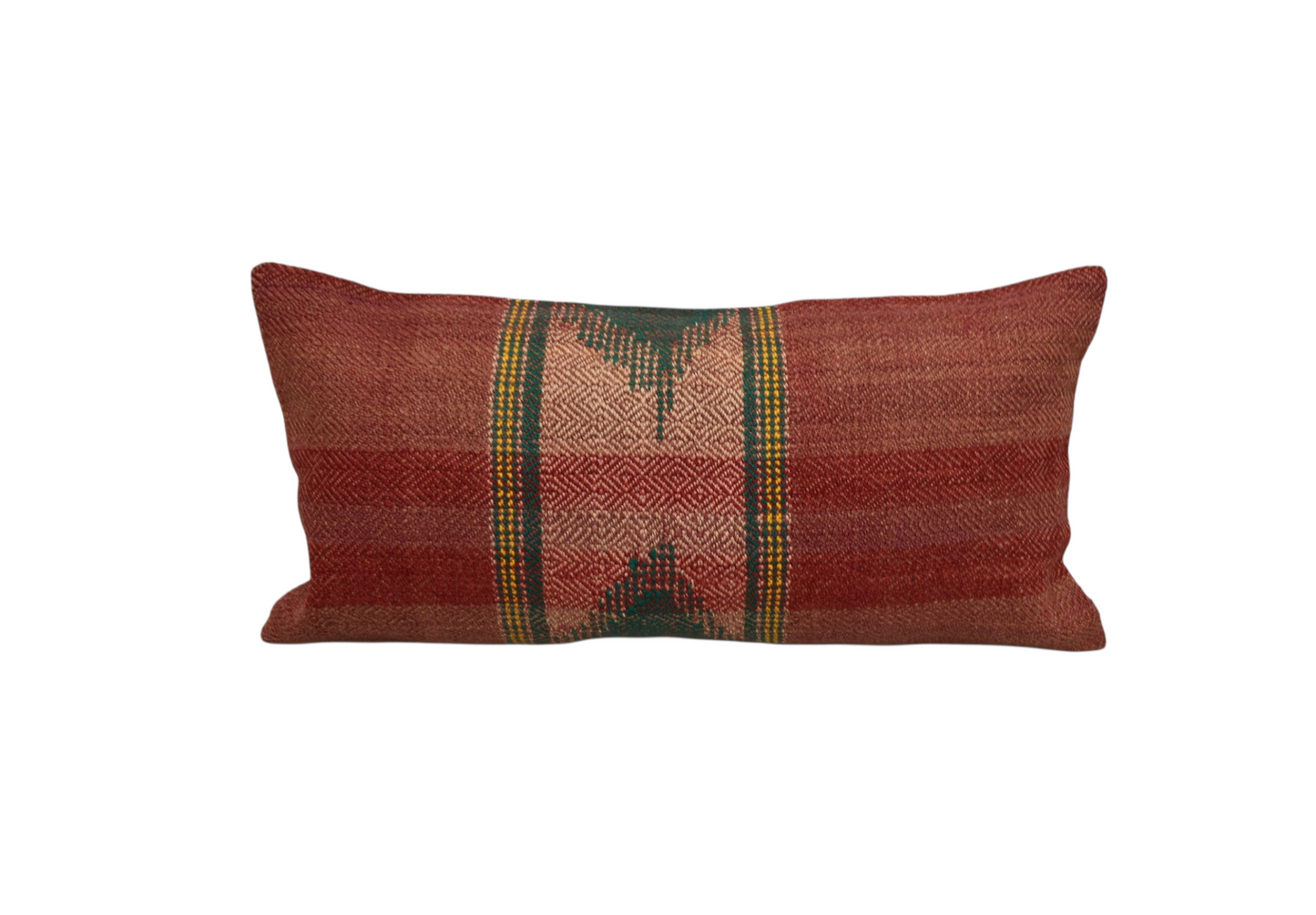 Kilim Antik El Dokuma Dekoratif Lumbar Kilim Kırlent Yastık Kılıfı 1324 - Yeni - Çok Renkli