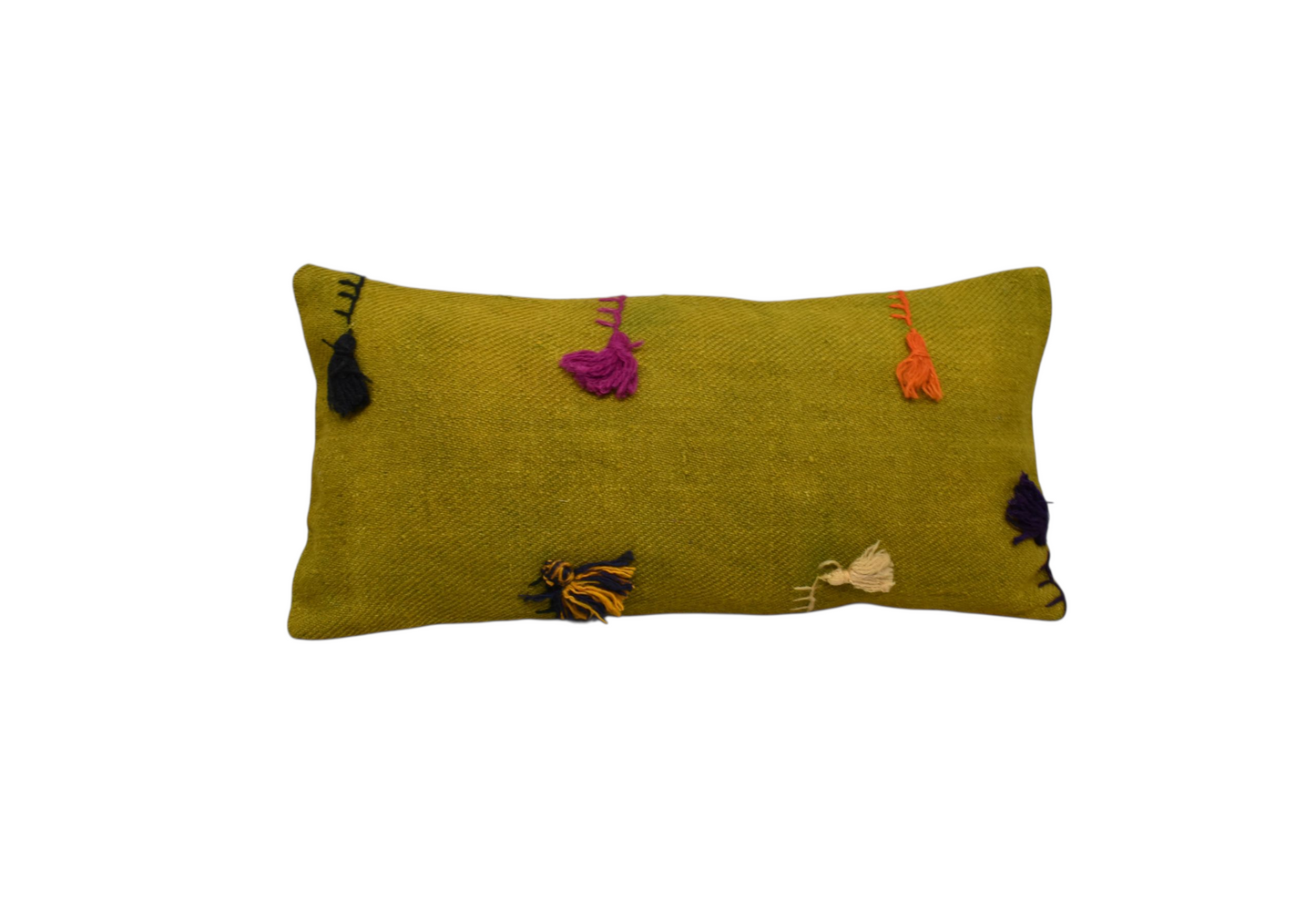 Kilim Antik El Dokuma Dekoratif Lumbar Kilim Kırlent Yastık Kılıfı 1327 - Yeni - Çok Renkli