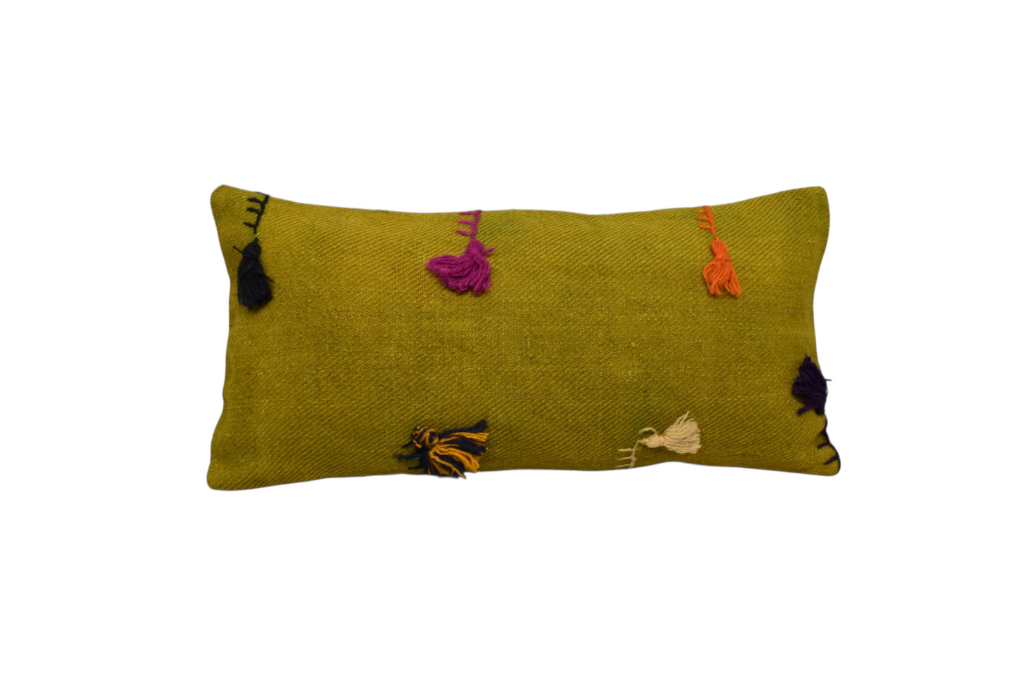 Kilim Antik El Dokuma Dekoratif Lumbar Kilim Kırlent Yastık Kılıfı 1327 - Yeni - Çok Renkli