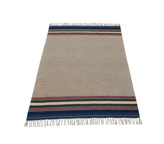 Kilim Antik El Dokuma Şaheser Yün Balıkesir Kilimi 0133 - Yeni - Çok Renkli