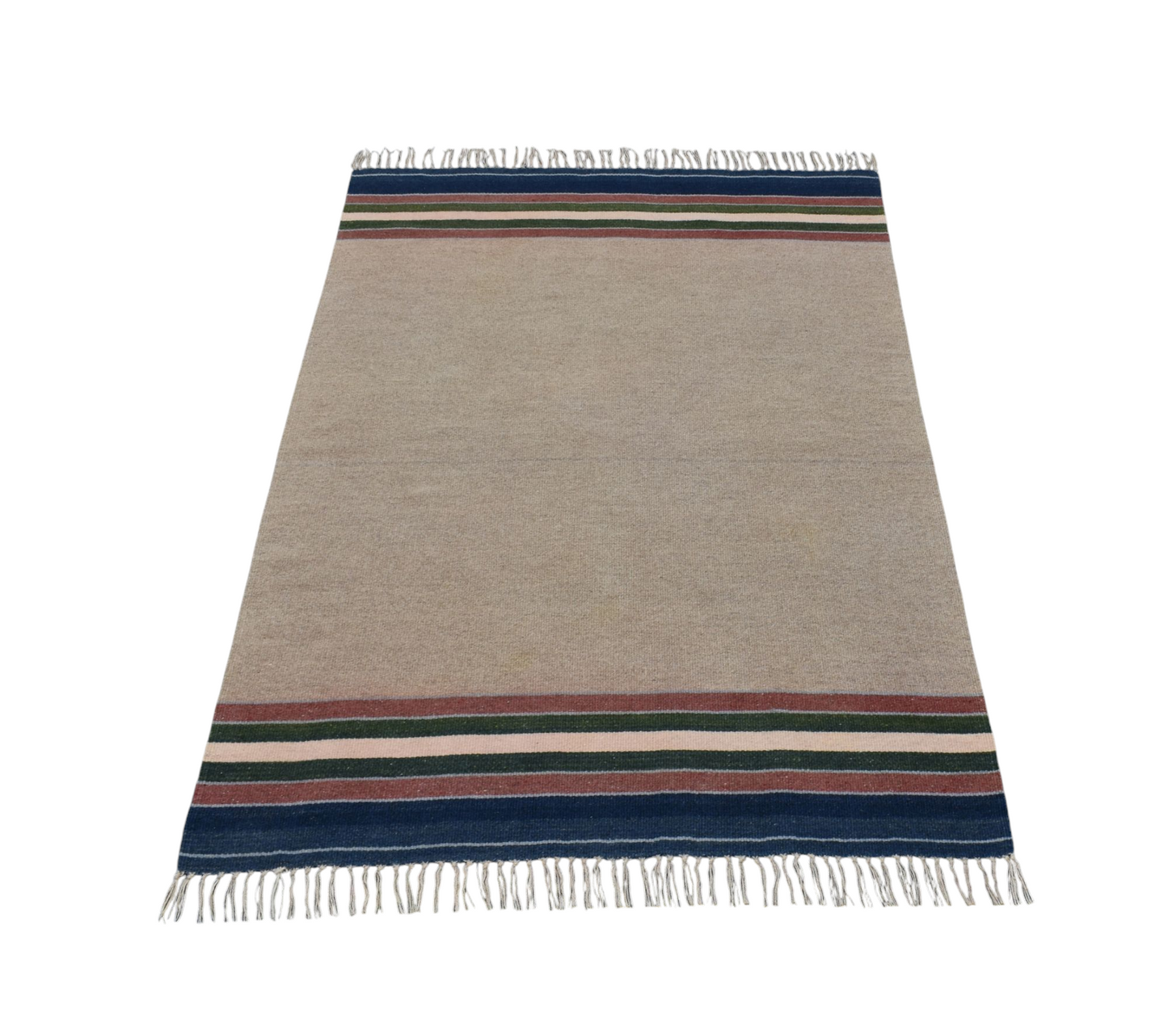Kilim Antik El Dokuma Şaheser Yün Balıkesir Kilimi 0133 - Yeni - Çok Renkli