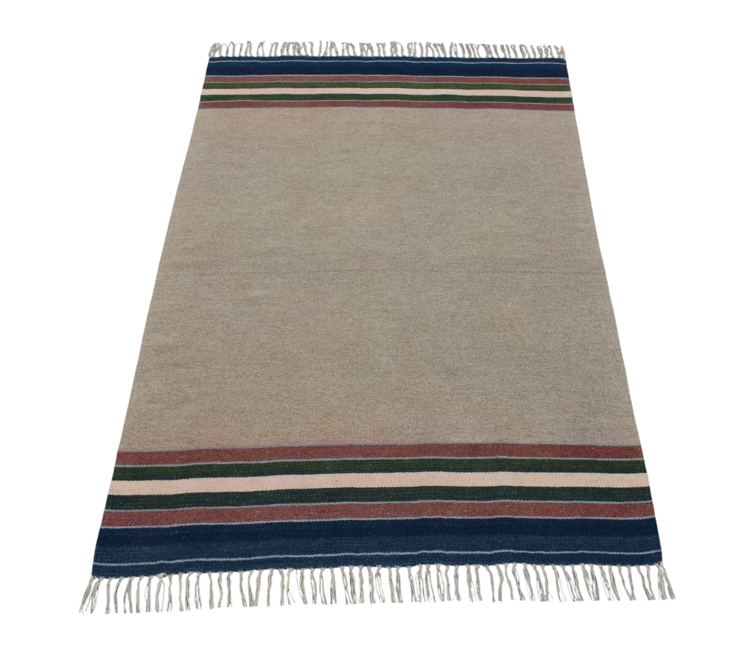 Kilim Antik El Dokuma Şaheser Yün Balıkesir Kilimi 0133 - Yeni - Çok Renkli