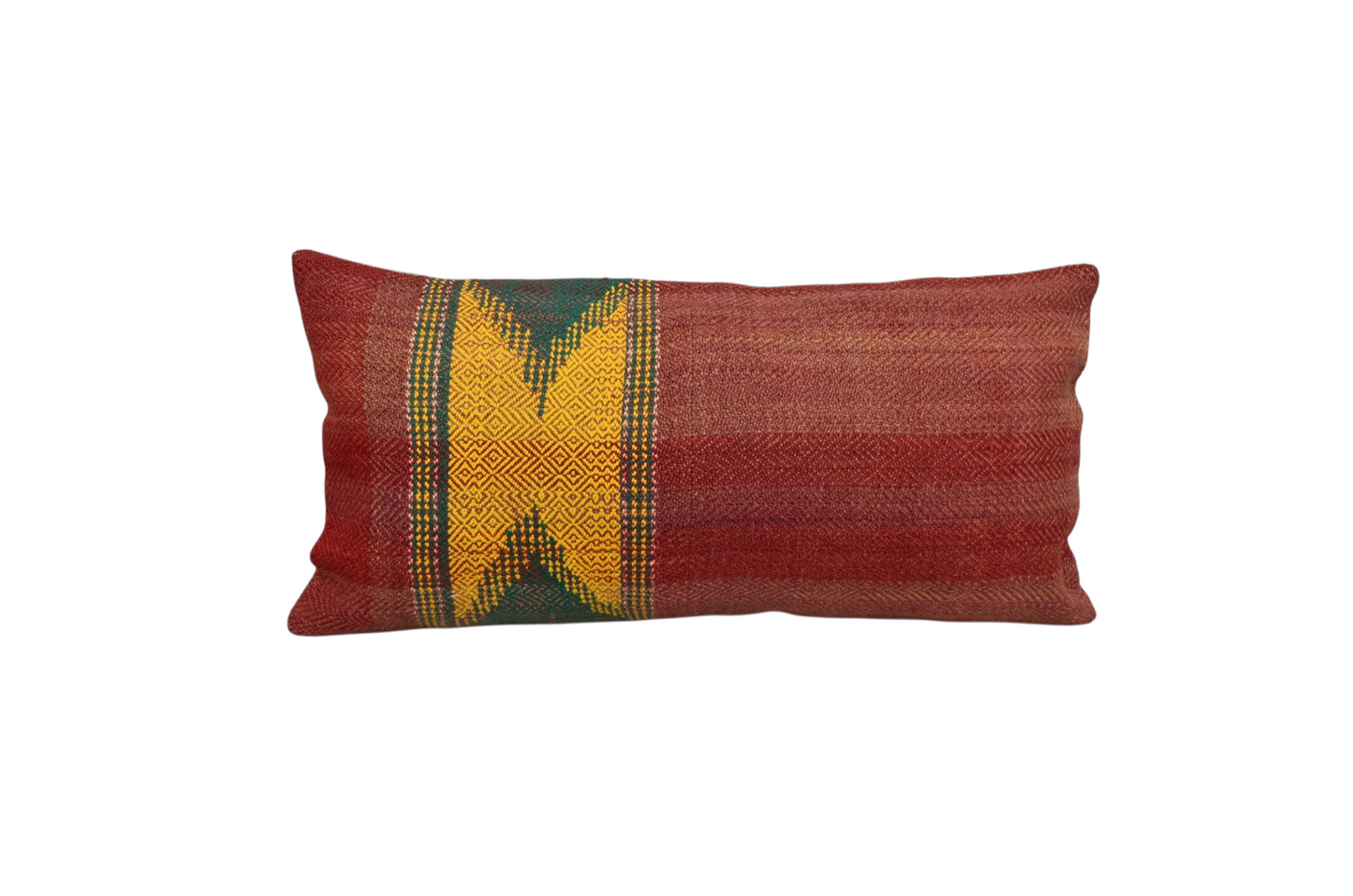 Kilim Antik El Dokuma Dekoratif Lumbar Kilim Kırlent Yastık Kılıfı 1340 - Yeni - Çok Renkli