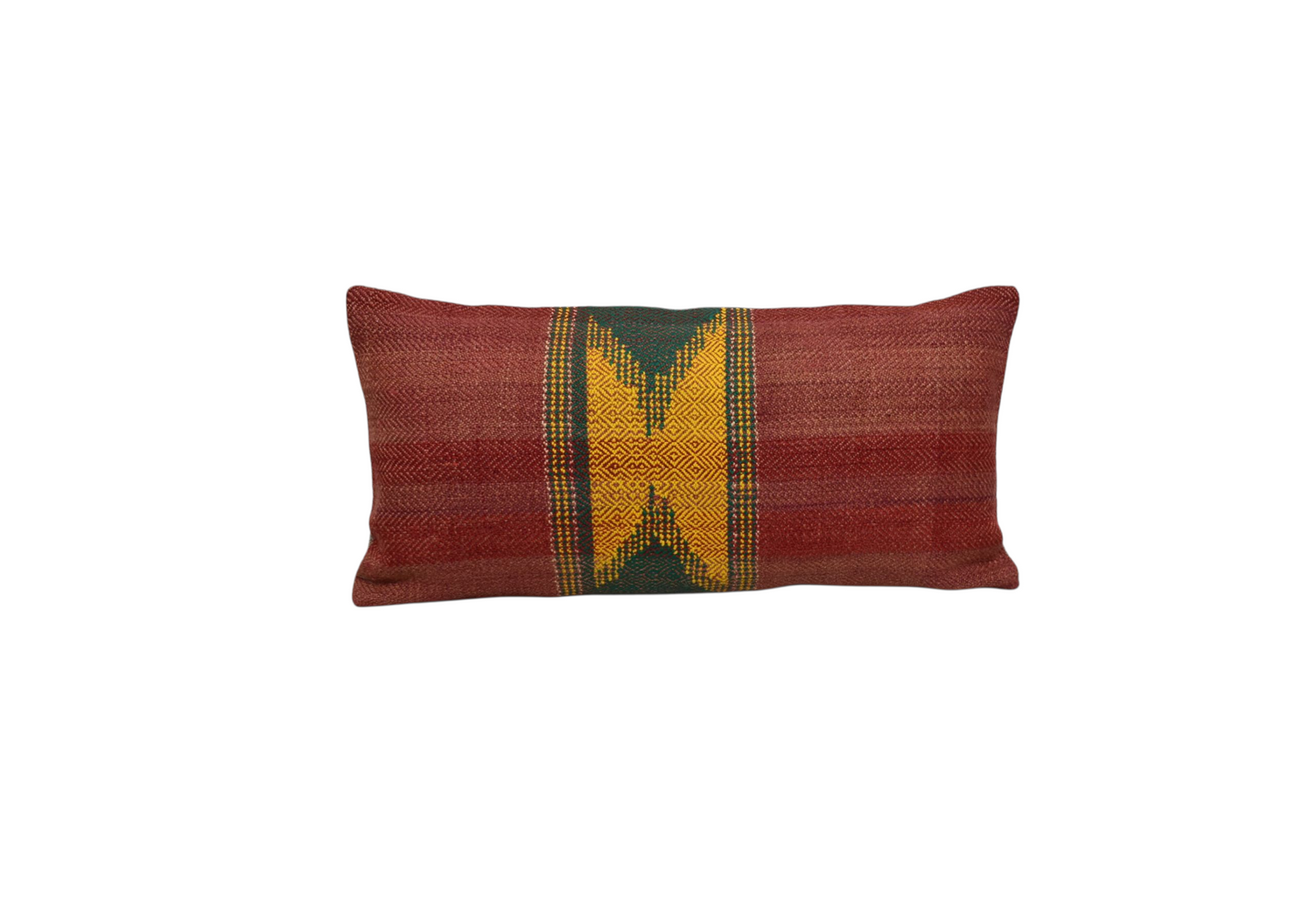 Kilim Antik El Dokuma Dekoratif Lumbar Kilim Kırlent Yastık Kılıfı 1343 - Yeni - Çok Renkli