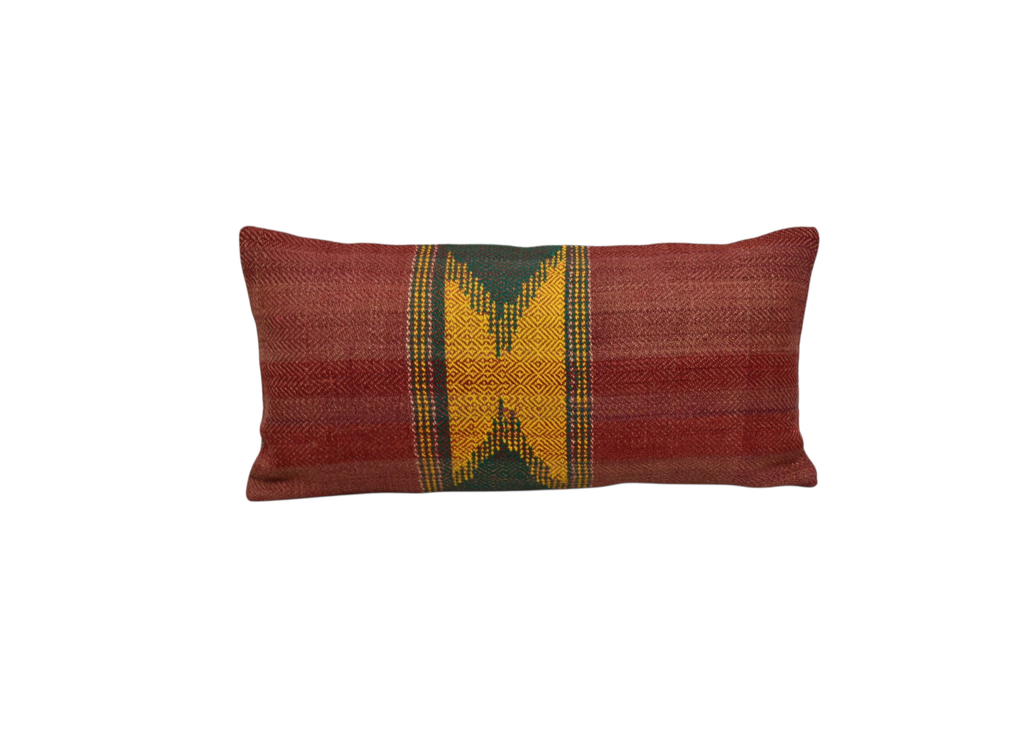 Kilim Antik El Dokuma Dekoratif Lumbar Kilim Kırlent Yastık Kılıfı 1343 - Yeni - Çok Renkli