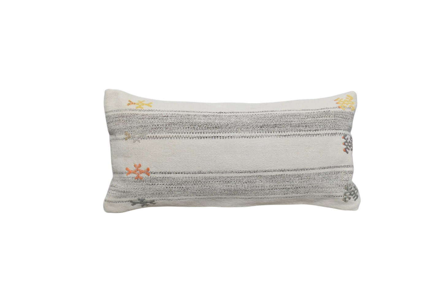 Kilim Antik El Dokuma Dekoratif Lumbar Kilim Kırlent Yastık Kılıfı 1345 - Yeni - Çok Renkli