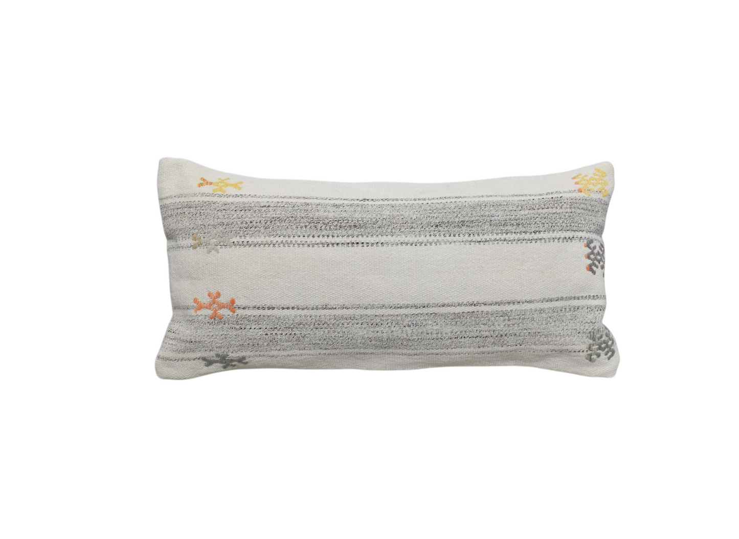 Kilim Antik El Dokuma Dekoratif Lumbar Kilim Kırlent Yastık Kılıfı 1345 - Yeni - Çok Renkli