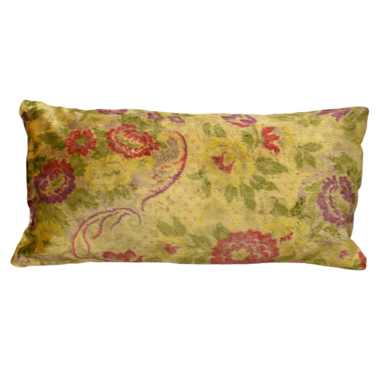 Kilim Antik Kadife Dekoratif Lumbar Kilim Kırlent Yastık Kılıfı 1349 - Yeni - Çok Renkli