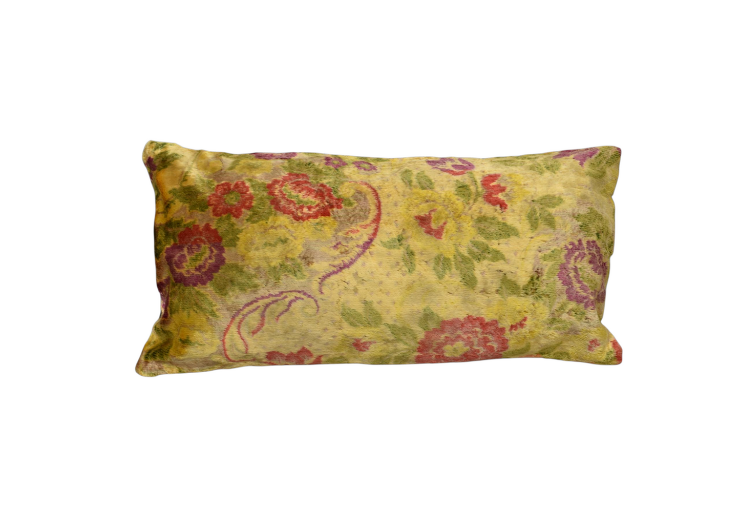 Kilim Antik Kadife Dekoratif Lumbar Kilim Kırlent Yastık Kılıfı 1349 - Yeni - Çok Renkli