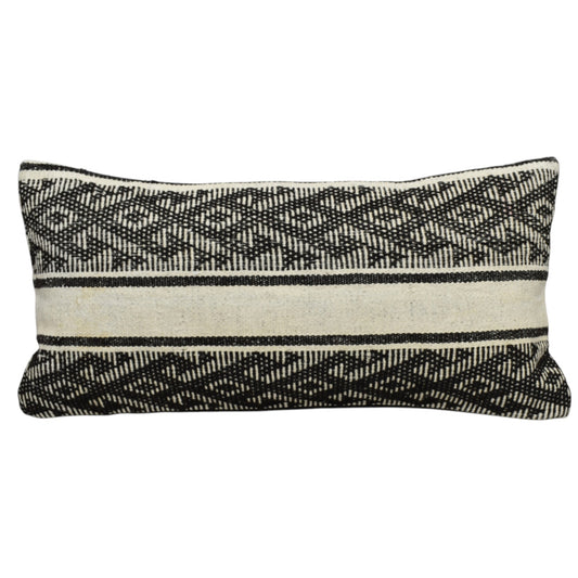 Kilim Antik El Dokuma Dekoratif Lumbar Kilim Kırlent Yastık Kılıfı 1350 - Yeni - Çok Renkli