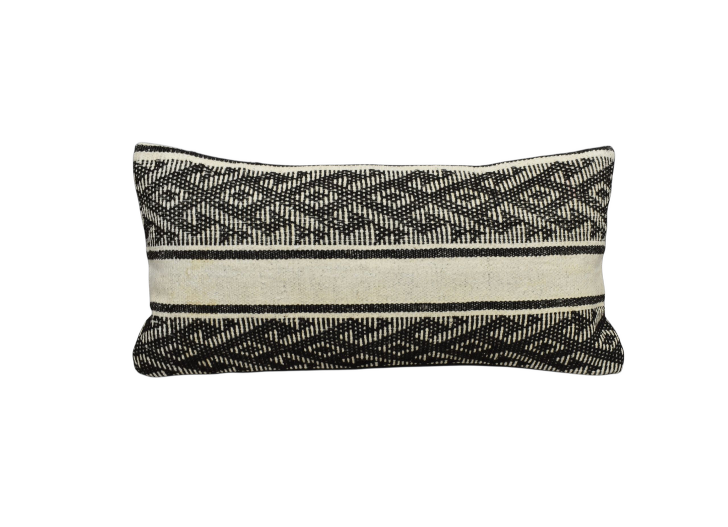 Kilim Antik El Dokuma Dekoratif Lumbar Kilim Kırlent Yastık Kılıfı 1350 - Yeni - Çok Renkli