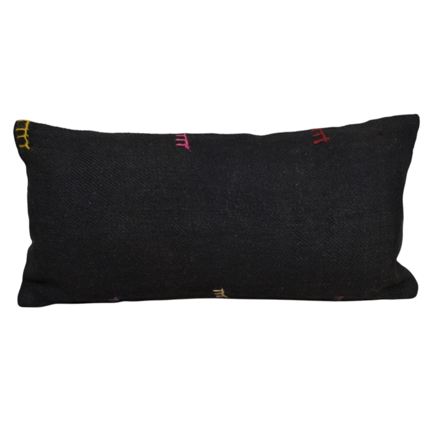 Kilim Antik El Dokuma Dekoratif Lumbar Kilim Kırlent Yastık Kılıfı 1352 - Yeni - Çok Renkli