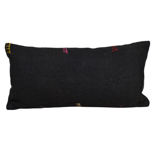 Kilim Antik El Dokuma Dekoratif Lumbar Kilim Kırlent Yastık Kılıfı 1352 - Yeni - Çok Renkli