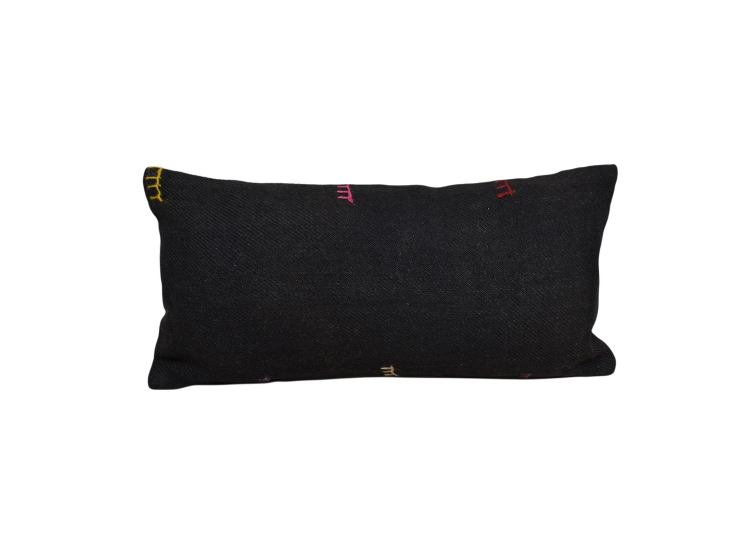 Kilim Antik El Dokuma Dekoratif Lumbar Kilim Kırlent Yastık Kılıfı 1352 - Yeni - Çok Renkli