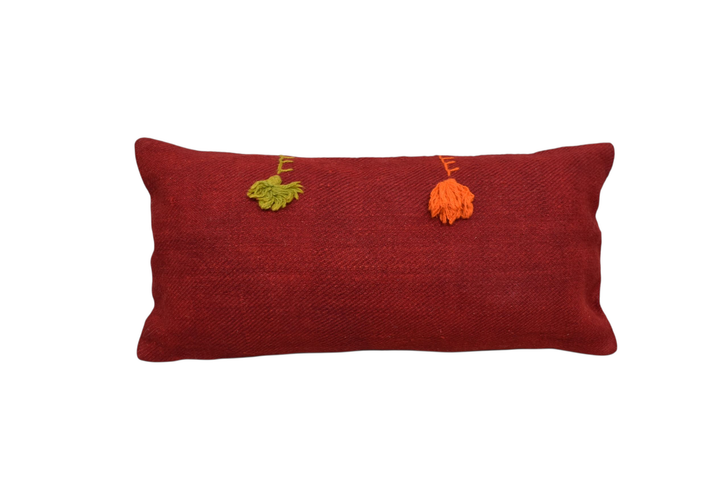 Kilim Antik El Dokuma Dekoratif Lumbar Kilim Kırlent Yastık Kılıfı 1353 - Yeni - Çok Renkli