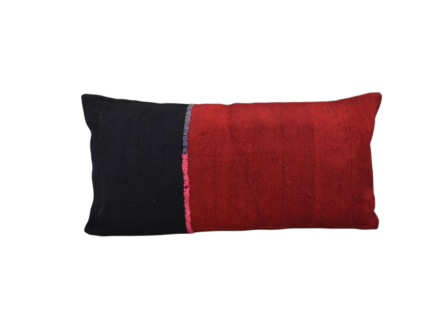 Kilim Antik El Dokuma Dekoratif Lumbar Kilim Kırlent Yastık Kılıfı 1357 - Yeni - Çok Renkli