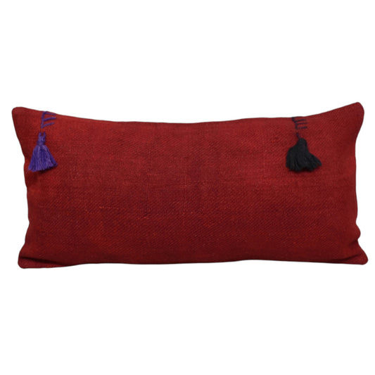 Kilim Antik El Dokuma Dekoratif Lumbar Kilim Kırlent Yastık Kılıfı 1358 - Yeni - Çok Renkli