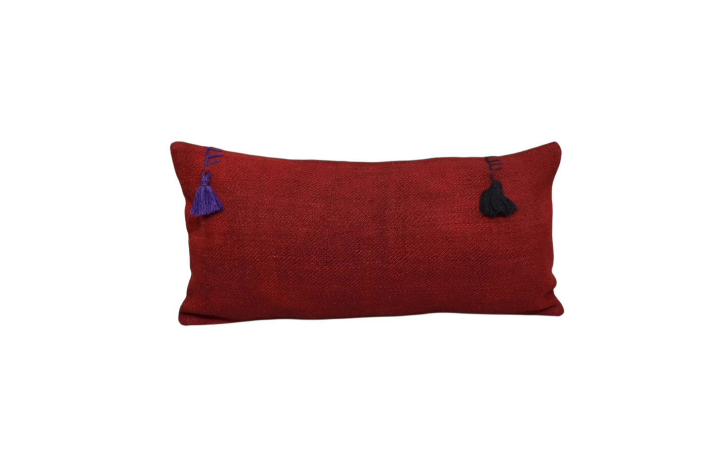 Kilim Antik El Dokuma Dekoratif Lumbar Kilim Kırlent Yastık Kılıfı 1358 - Yeni - Çok Renkli