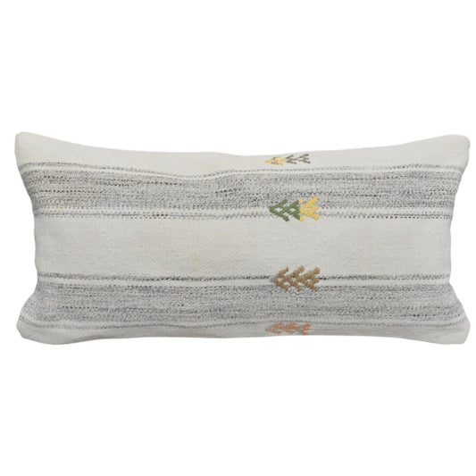 Kilim Antik El Dokuma Dekoratif Lumbar Kilim Kırlent Yastık Kılıfı 1361 - Yeni - Çok Renkli