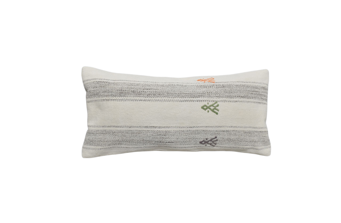 Kilim Antik El Dokuma Dekoratif Lumbar Kilim Kırlent Yastık Kılıfı 1370 - Yeni - Çok Renkli