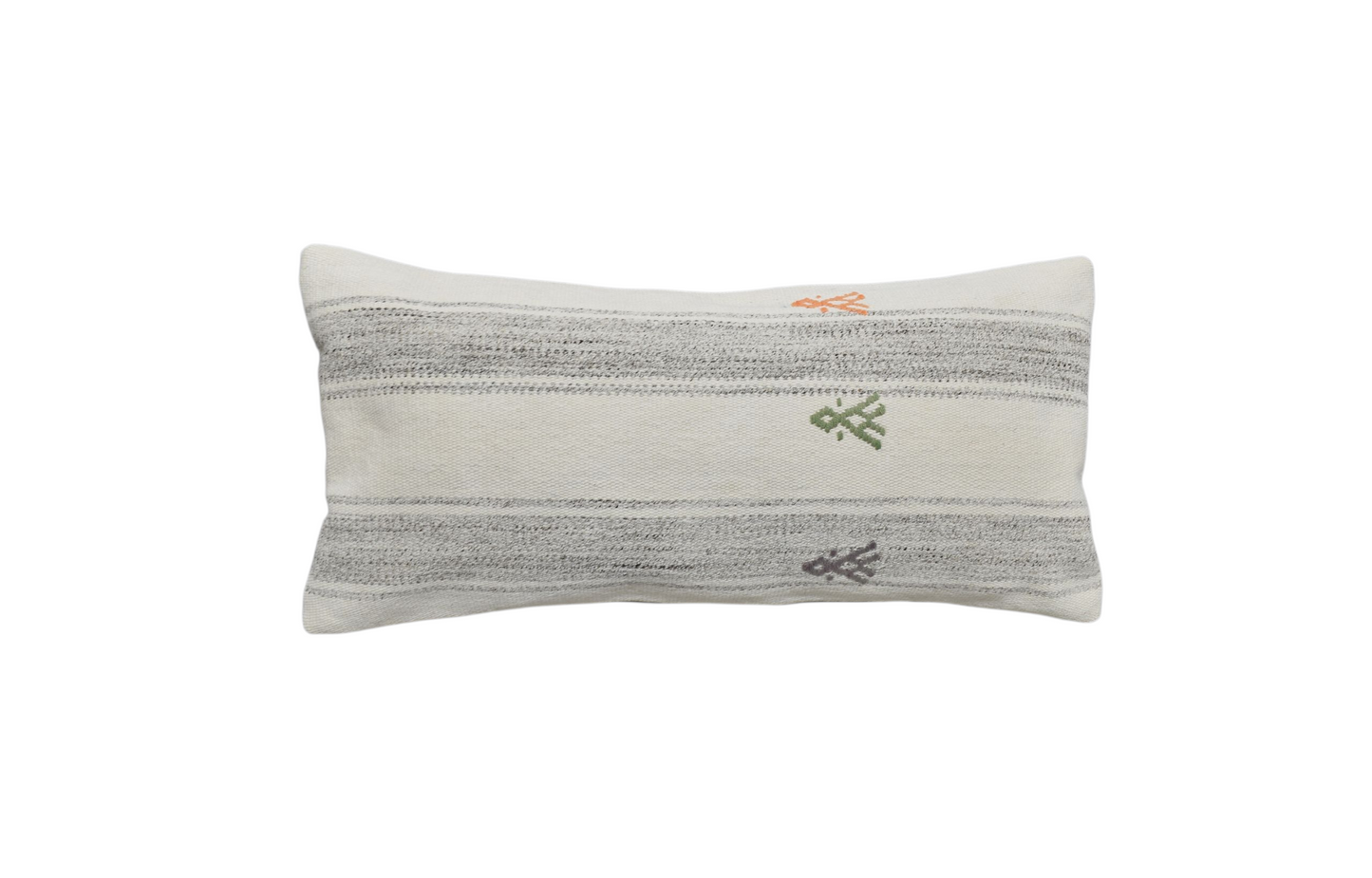 Kilim Antik El Dokuma Dekoratif Lumbar Kilim Kırlent Yastık Kılıfı 1370 - Yeni - Çok Renkli