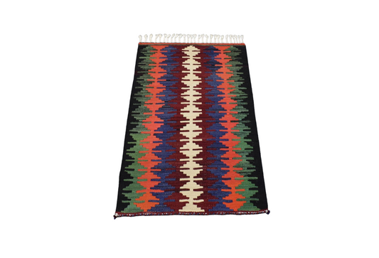 Kilim Antik El Dokuma Yün Şal Model Afyon Emirdağ Kilimi 0137 - Yeni - Çok Renkli