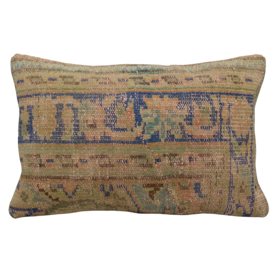 Kilim Antik El Dokuma Dekoratif Halı Kırlent Yastık Kılıfı 1383 - Vintage - Çok Renkli