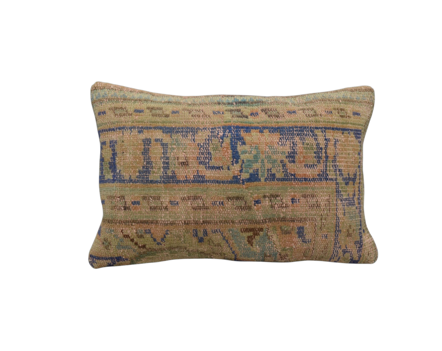 Kilim Antik El Dokuma Dekoratif Halı Kırlent Yastık Kılıfı 1383 - Vintage - Çok Renkli