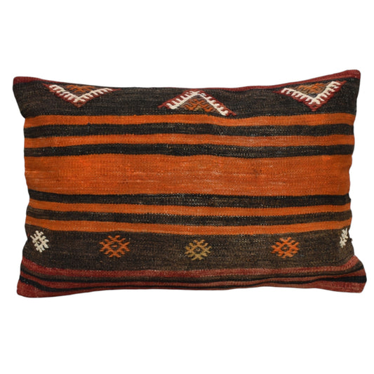 Kilim Antik El Dokuma Dekoratif Kilim Kırlent Yastık Kılıfı 1387 - Yeni - Çok Renkli