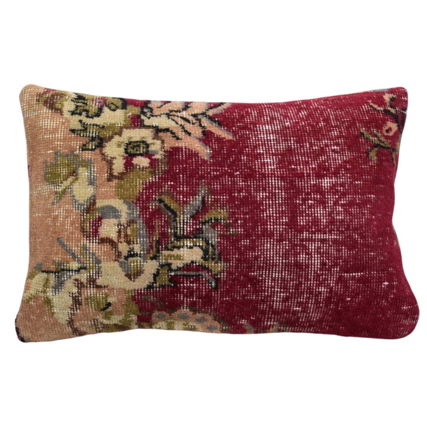 Kilim Antik El Dokuma Dekoratif Halı Kırlent Yastık Kılıfı 1390 - Vintage - Çok Renkli