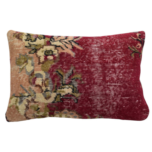 Kilim Antik El Dokuma Dekoratif Halı Kırlent Yastık Kılıfı 1390 - Vintage - Çok Renkli