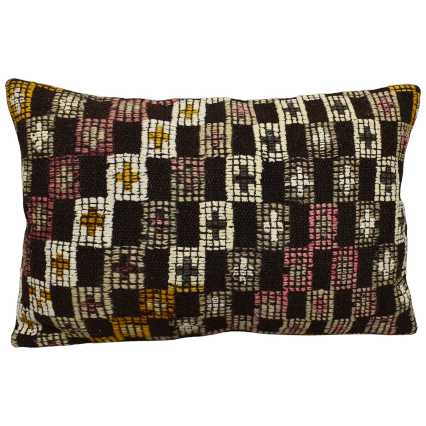 Kilim Antik El Dokuma Dekoratif Kilim Kırlent Yastık Kılıfı 1394 - Yeni - Çok Renkli