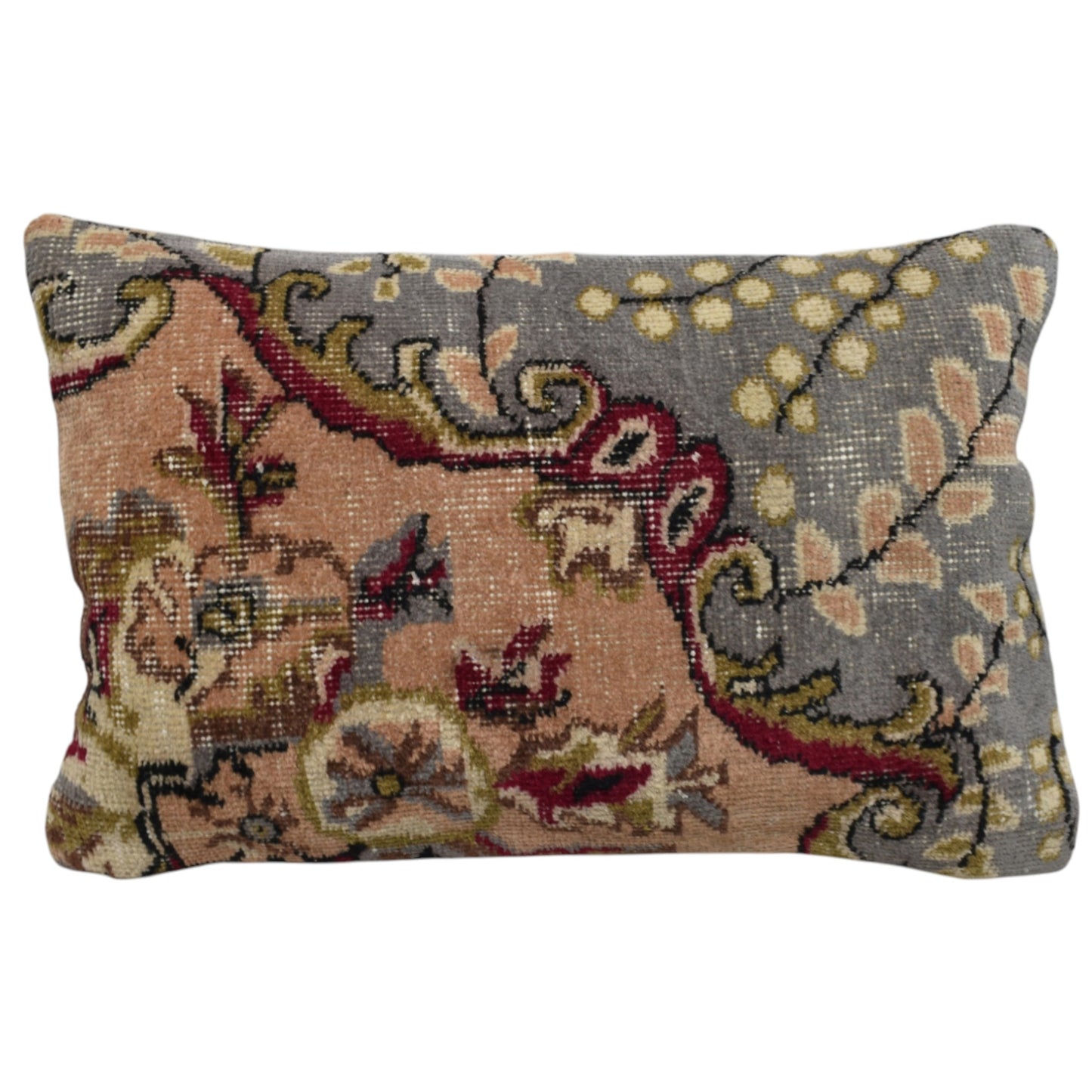 Kilim Antik El Dokuma Dekoratif Halı Kırlent Yastık Kılıfı 1399 - Vintage - Çok Renkli