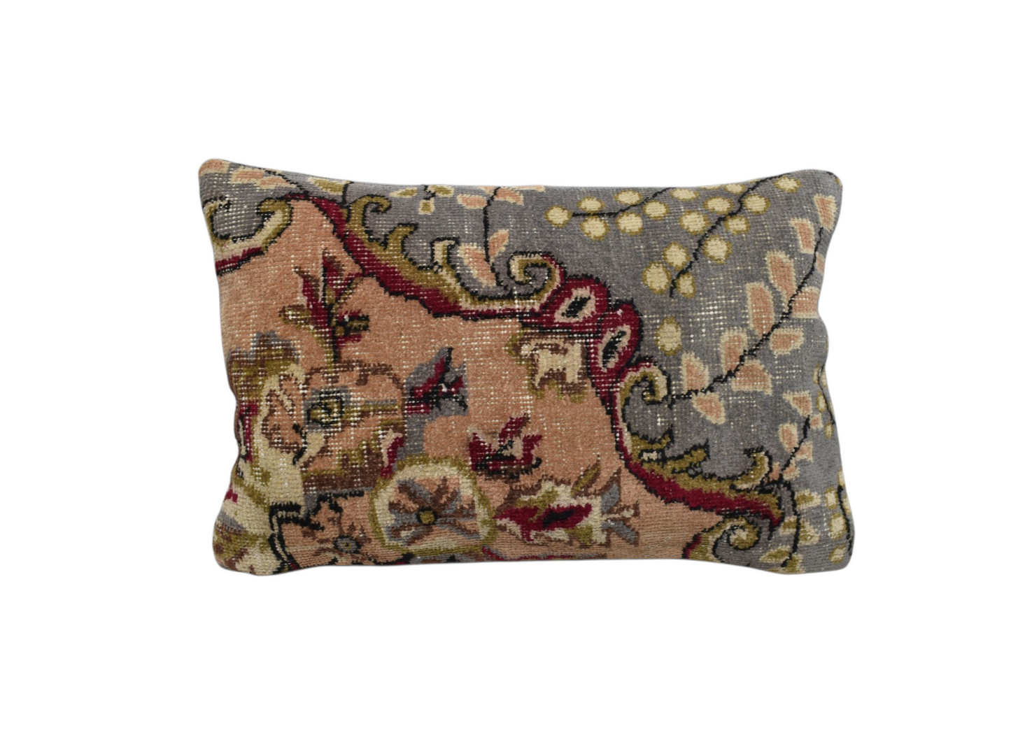 Kilim Antik El Dokuma Dekoratif Halı Kırlent Yastık Kılıfı 1399 - Vintage - Çok Renkli