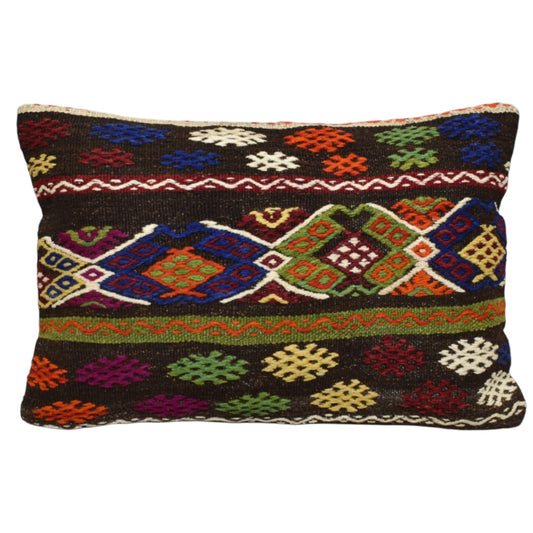 Kilim Antik El Dokuma Dekoratif Kilim Kırlent Yastık Kılıfı 1405 - Yeni - Çok Renkli