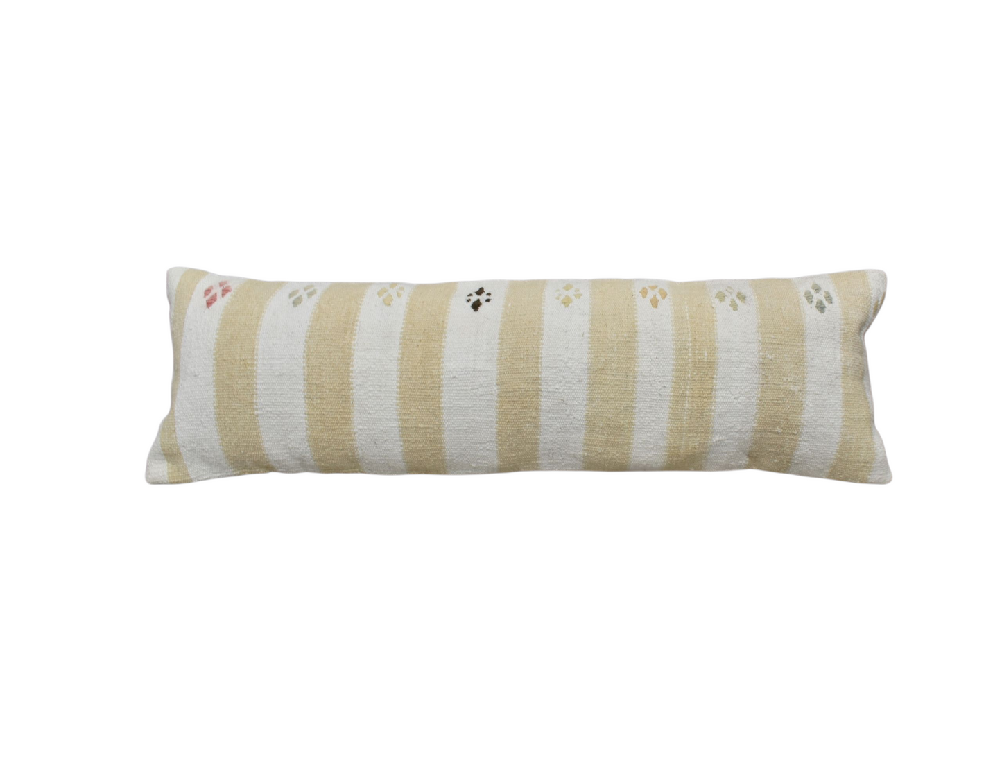 Kilim Antik El Dokuma Dekoratif Lumbar Kilim Kırlent Yastık Kılıfı 1407 - Yeni - Çok Renkli