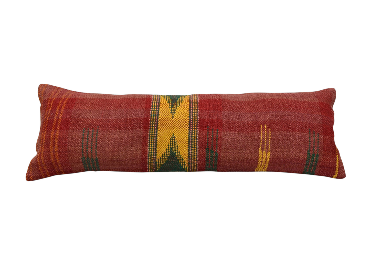 Kilim Antik El Dokuma Dekoratif Lumbar Kilim Kırlent Yastık Kılıfı 1408 - Yeni - Çok Renkli
