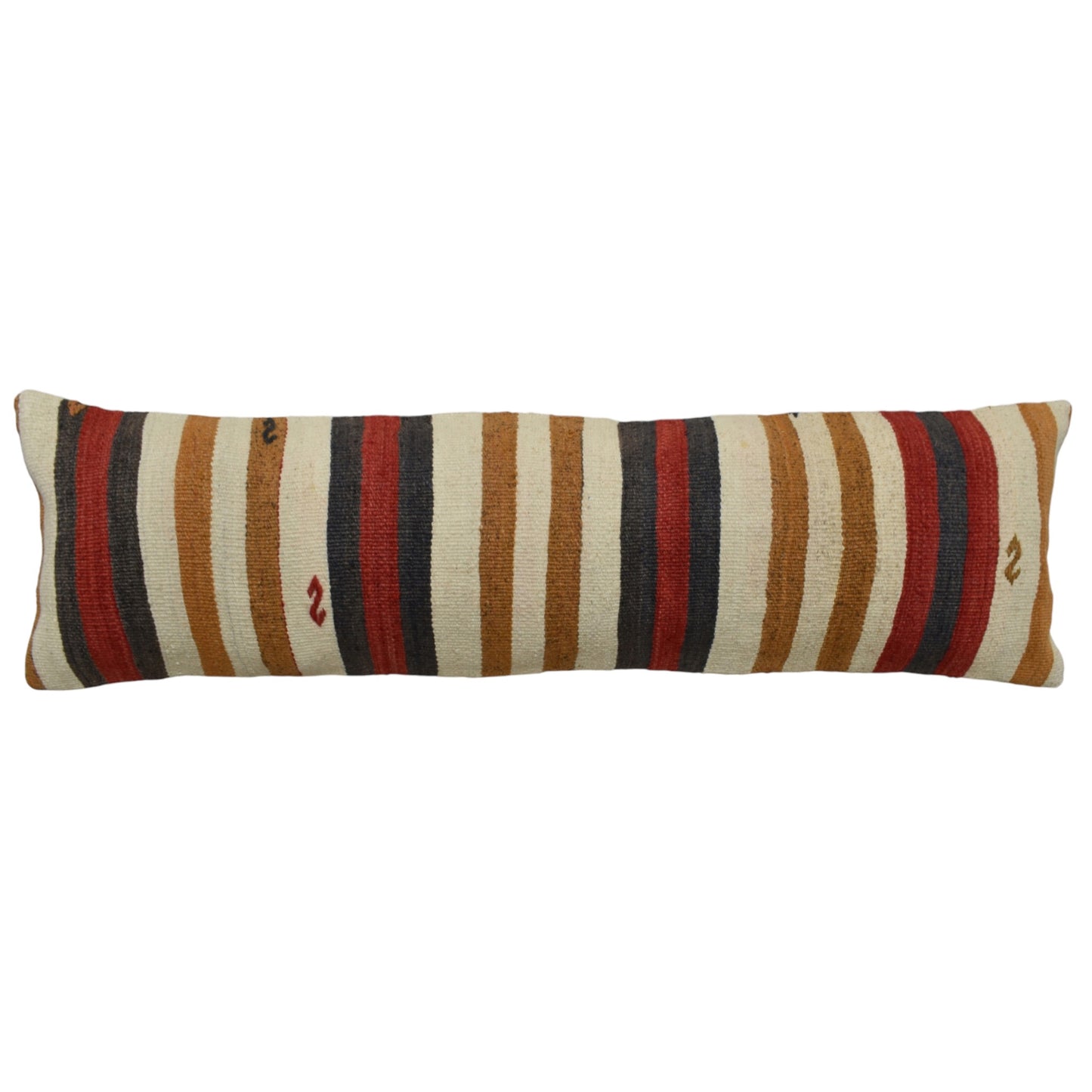 Kilim Antik El Dokuma Dekoratif Lumbar Kilim Kırlent Yastık Kılıfı 1409 - Yeni - Çok Renkli